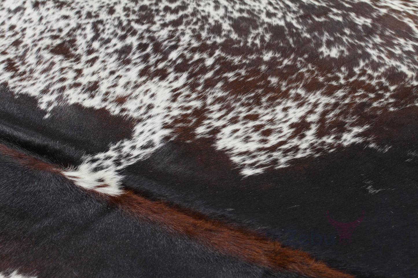 Cow hide natural - Salt n Pepper Dark
