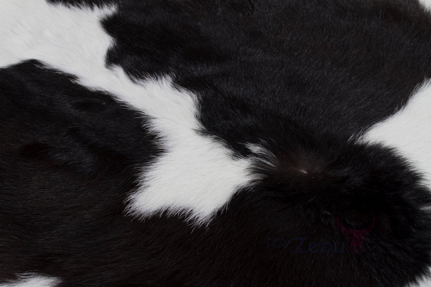 Calf hide - Black and White