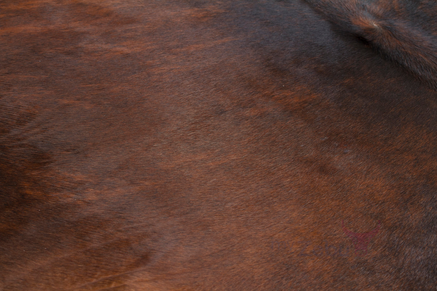 Cow hide natural - Dark Brindle Tri Colour