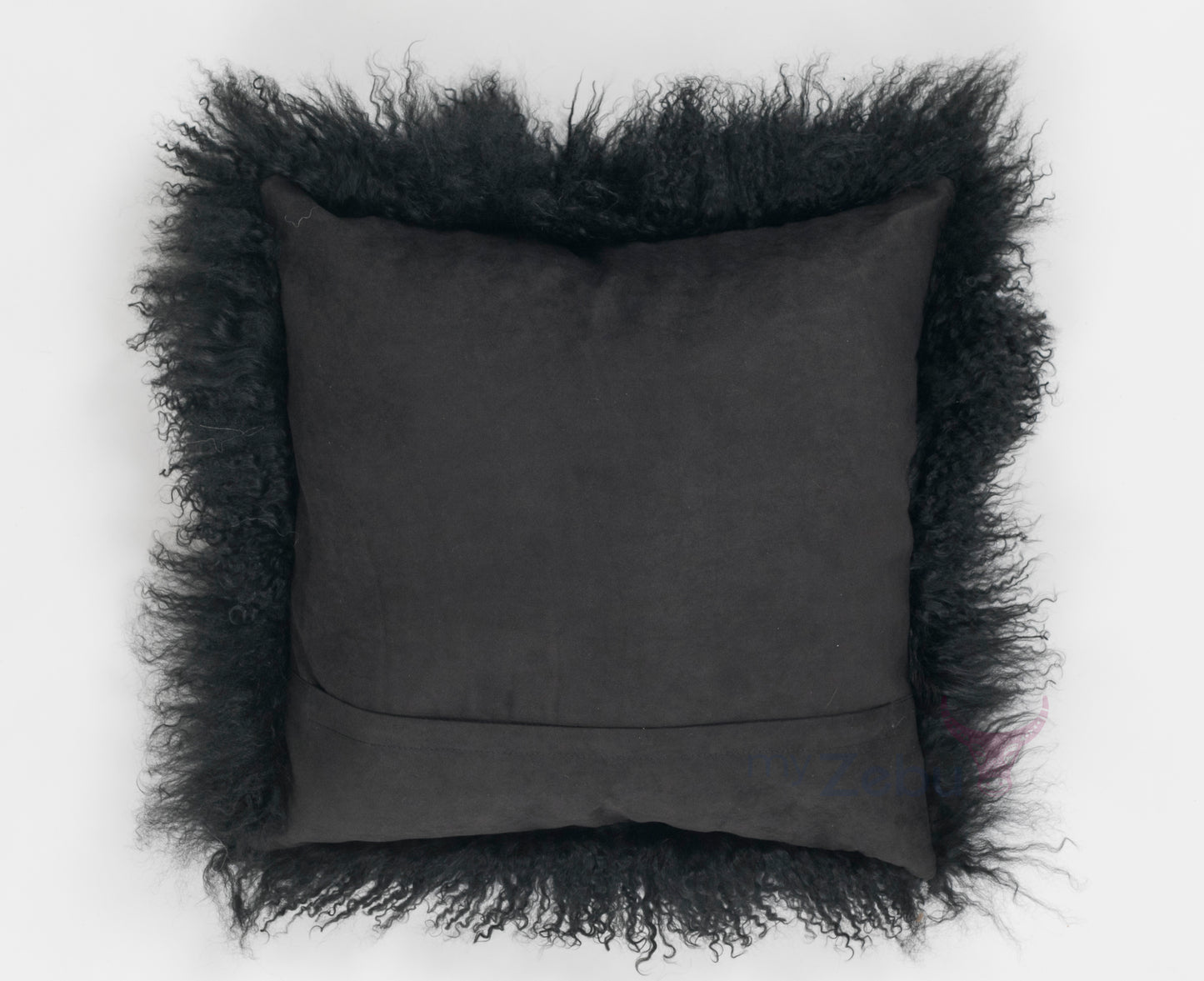 Mongolian scatter cushion - Black