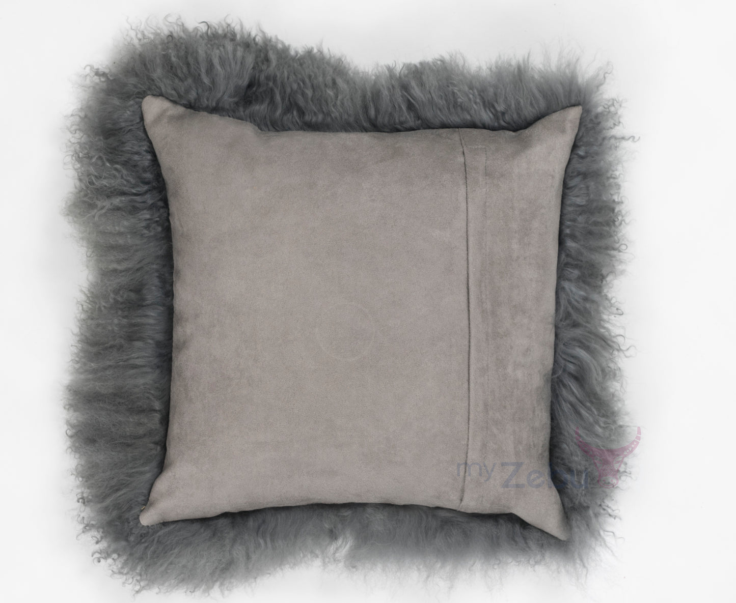 Mongolian scatter cushion - Gravel