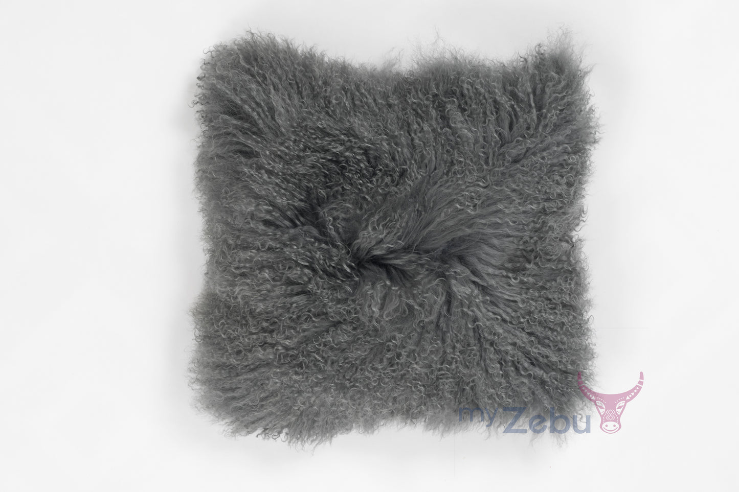 Mongolian scatter cushion - Gravel