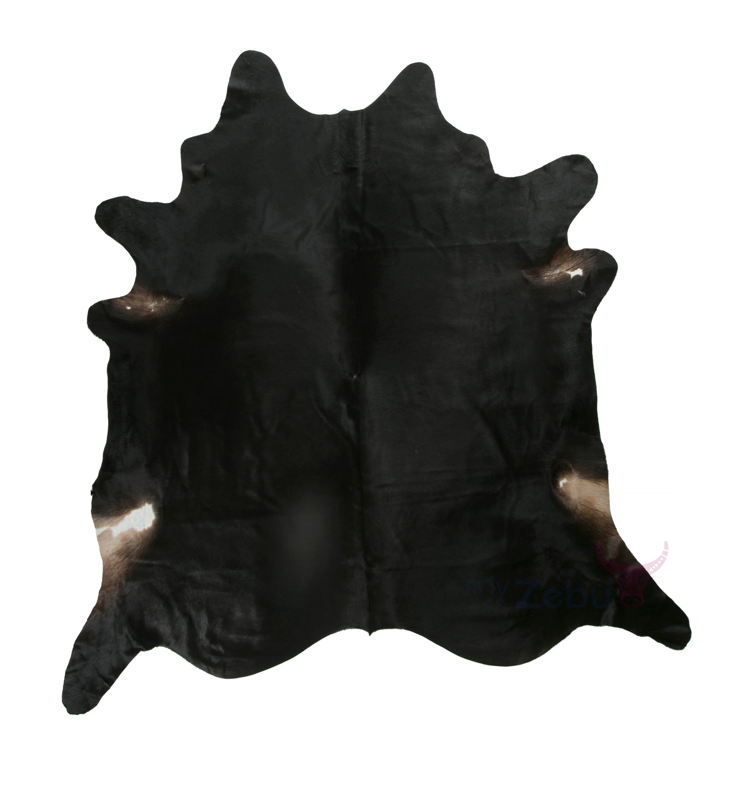 Cow hide natural - Black Angus