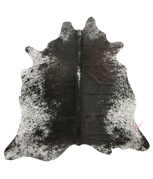 Cow hide natural - Black Brindle Medium