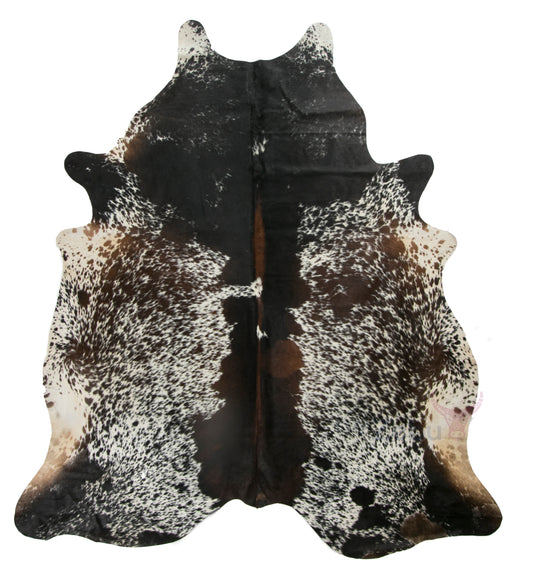 Cow hide natural - Salt n Pepper Dark
