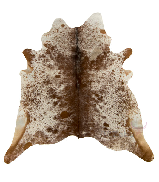 Cow hide natural - Salt n Pepper Light